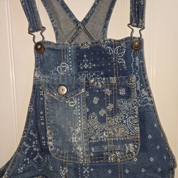NOBO No Boundaries Shortalls Overalls Shorts - Picture 3 of 12